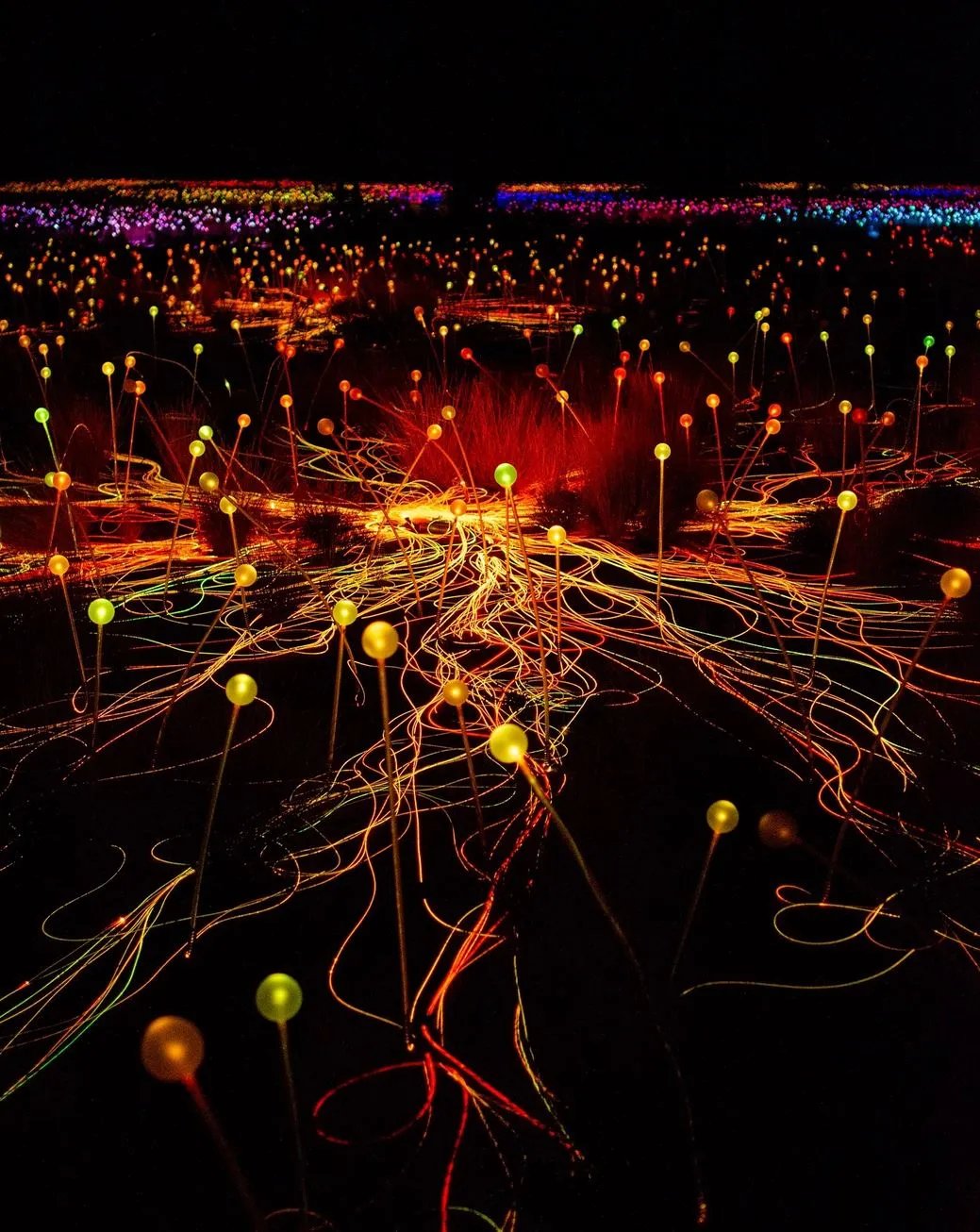 RICWFA | Is there food or restaurants near Uluru? Bruce Munro art